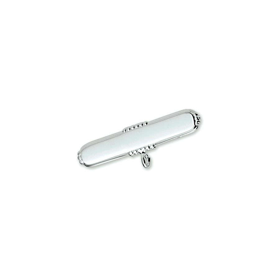 Zilveren broche, gediamanteerd