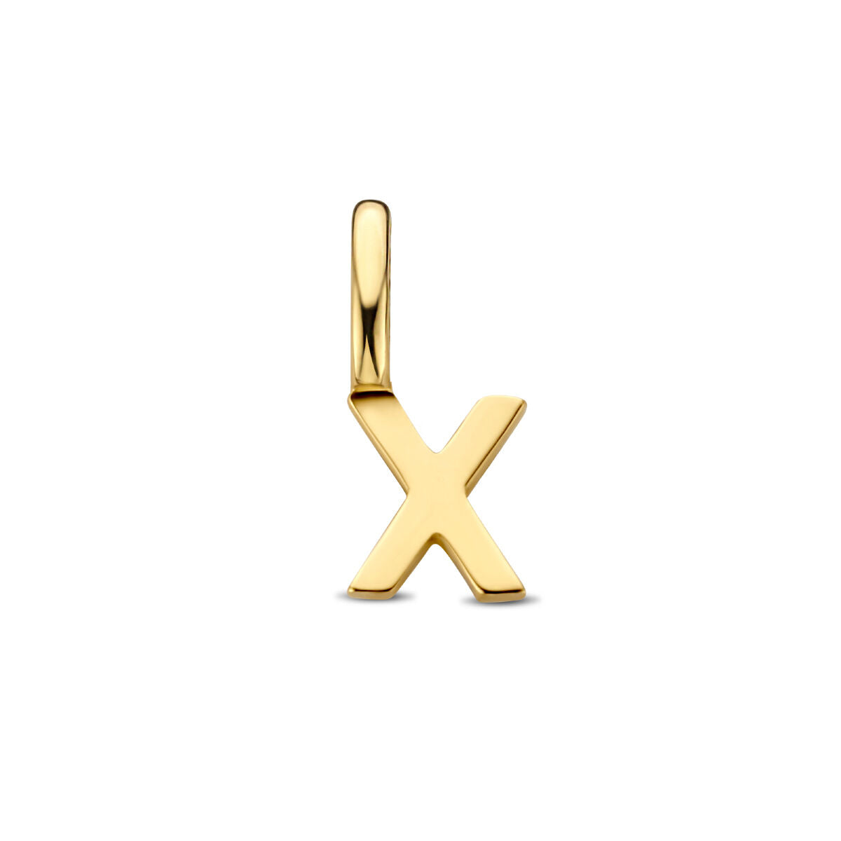 Hanger letter 14K geelgoud