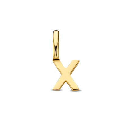 Gouden hanger letter – 14 karaat – extra foto