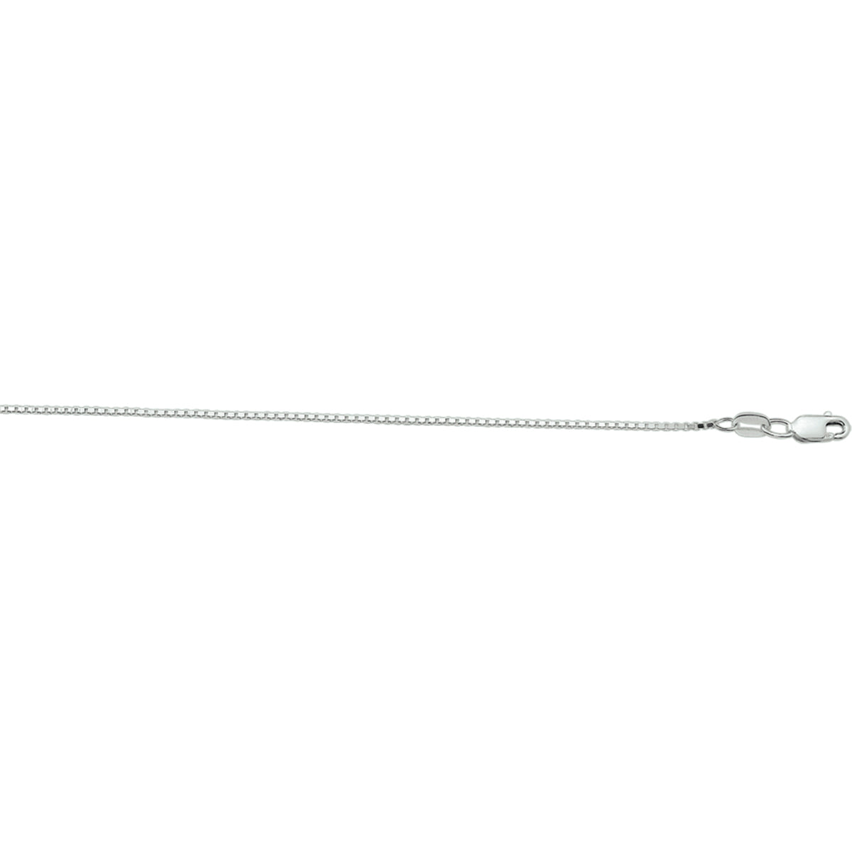 Ketting venetiaans 1,3 mm zilver wit