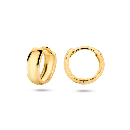 Gouden klapoorringen 3,2 mm – 14 karaat – detailfoto