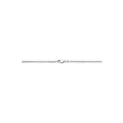Zilveren venetiaanse ketting 1,4 mm, 42 tot 60 cm – gedragen