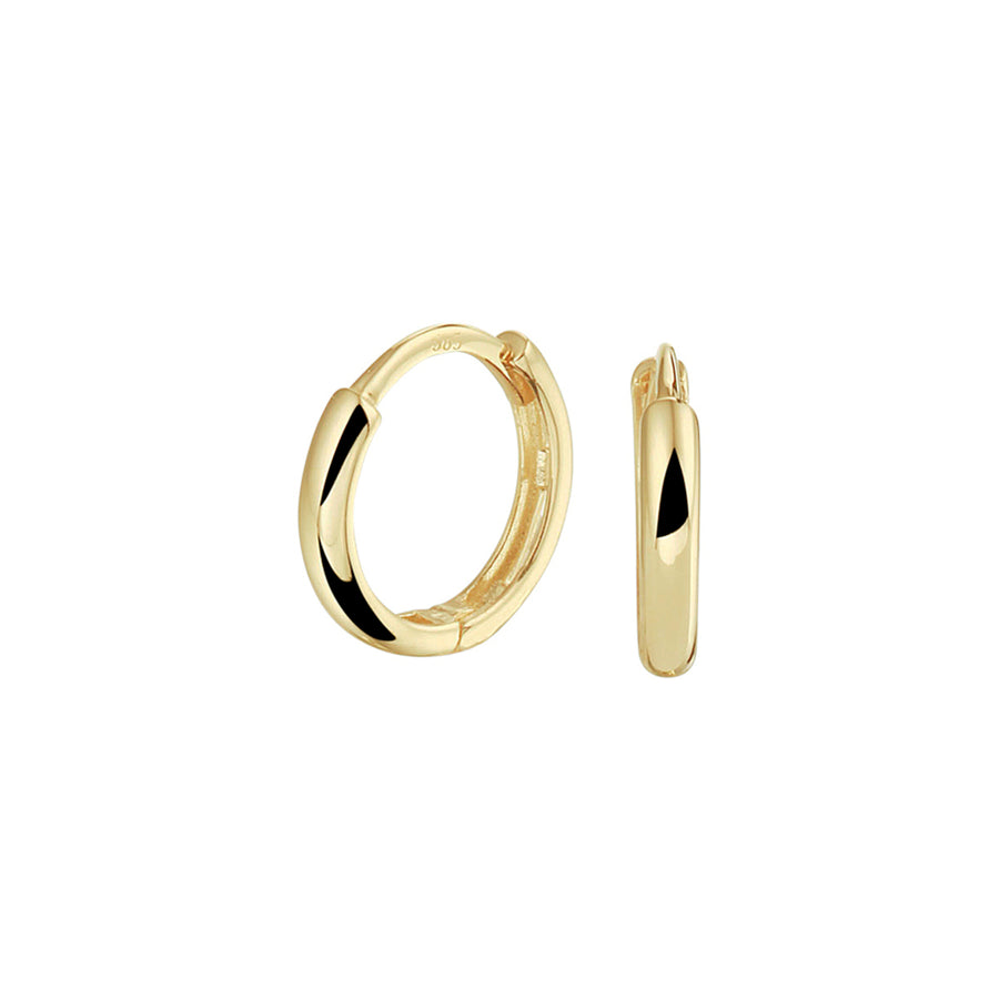 Gouden klapoorringen bol 2 mm – 14 karaat