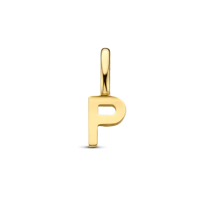 Gouden hanger letter – 14 karaat – extra foto