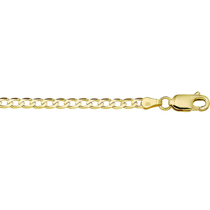 Gouden gourmette ketting 3,3 mm – 14 karaat