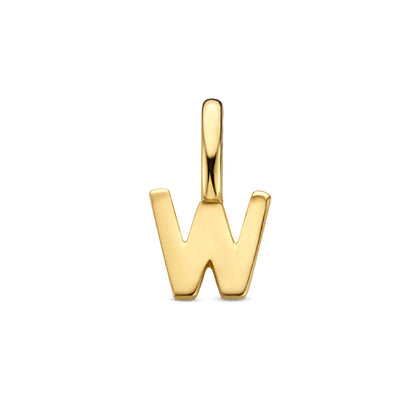 Gouden hanger letter – 14 karaat – extra foto