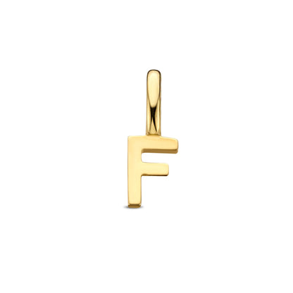Gouden hanger letter – 14 karaat – extra foto