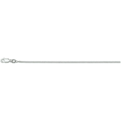 Zilveren gourmette ketting 1,6 mm – detailfoto