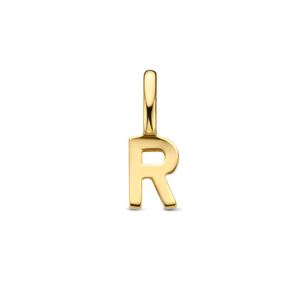Gouden hanger letter – 14 karaat – extra foto