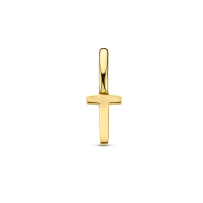 Gouden hanger letter – 14 karaat – extra foto