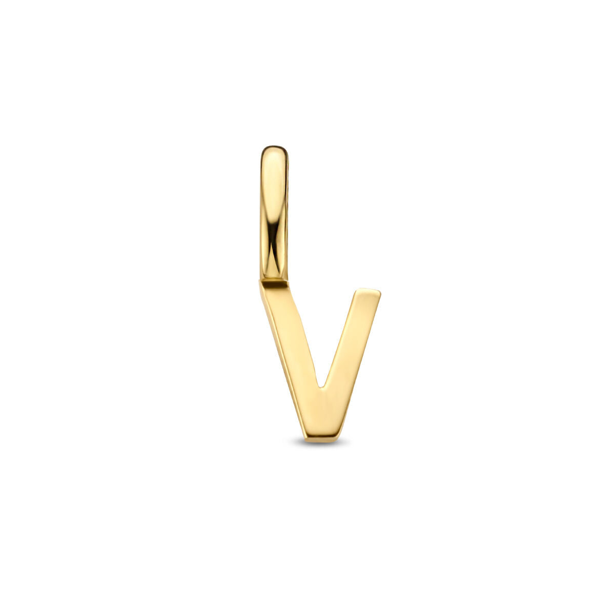 Hanger letter 14K geelgoud