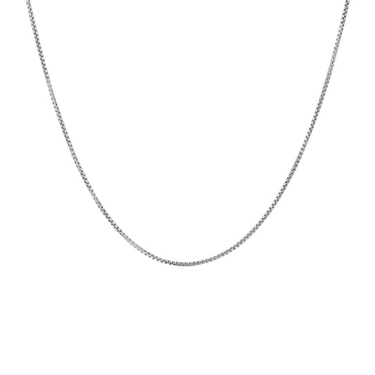 YO&NO ketting venetiaans bol 0,8 mm zilver gerhodineerd