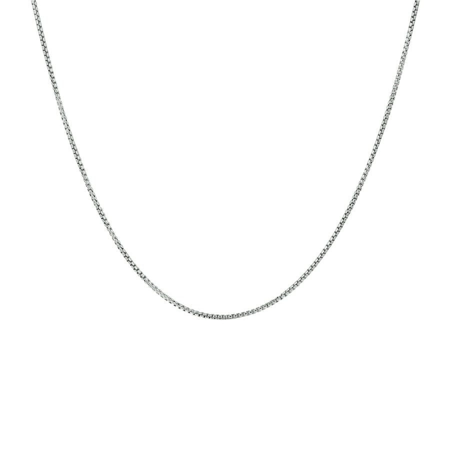 Zilveren venetiaanse ketting bol 0,8 mm