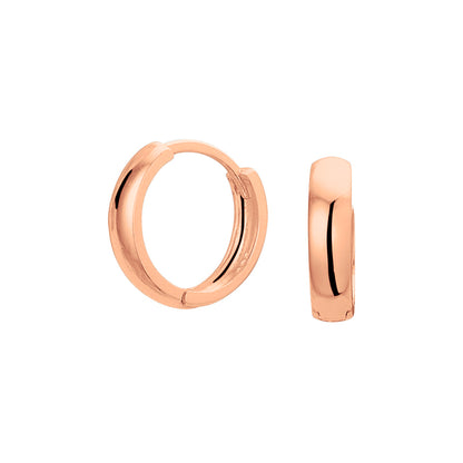 Gouden klapoorringen 3,2 mm – 14 karaat – achterzijde