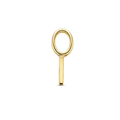 Gouden hanger letter – 14 karaat – extra foto