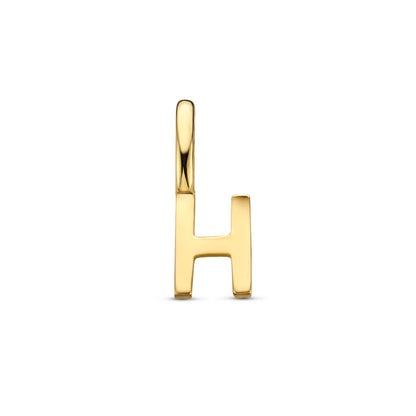 Gouden hanger letter – 14 karaat – extra foto