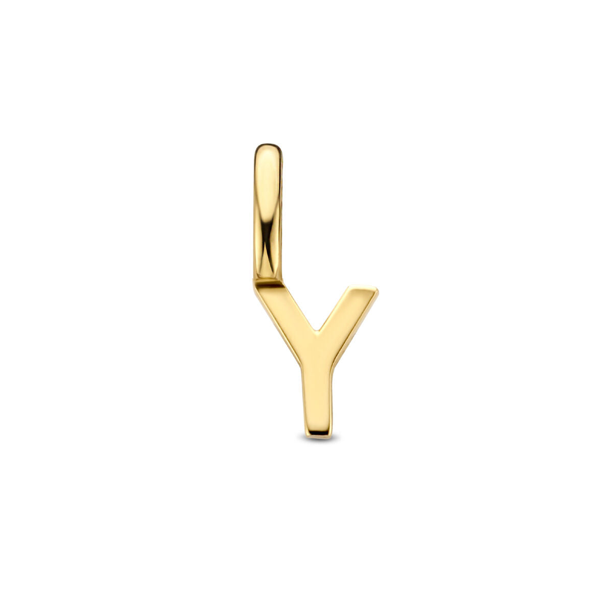 Hanger letter 14K geelgoud