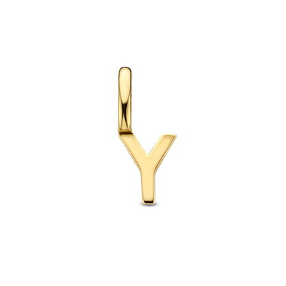 Gouden hanger letter – 14 karaat – extra foto