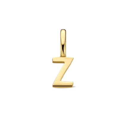 Gouden hanger letter – 14 karaat – extra foto