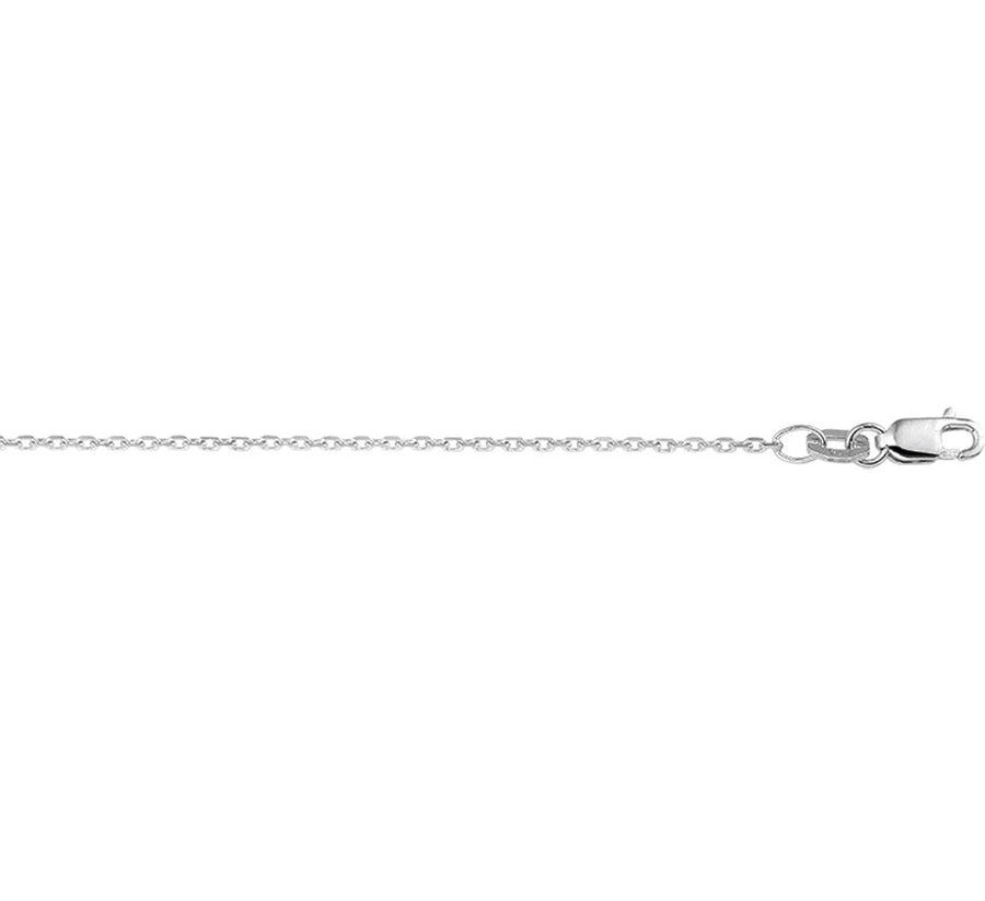 Goudkleurige ankerketting 1,3 mm in twee kleuren