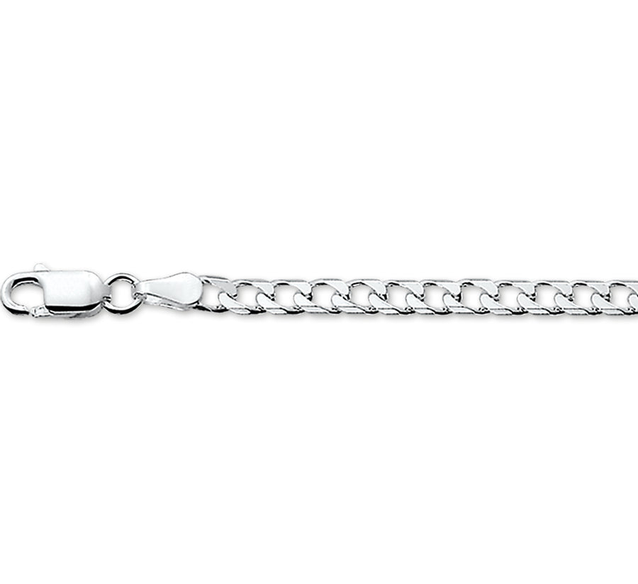 Zilveren gourmette ketting 3 mm