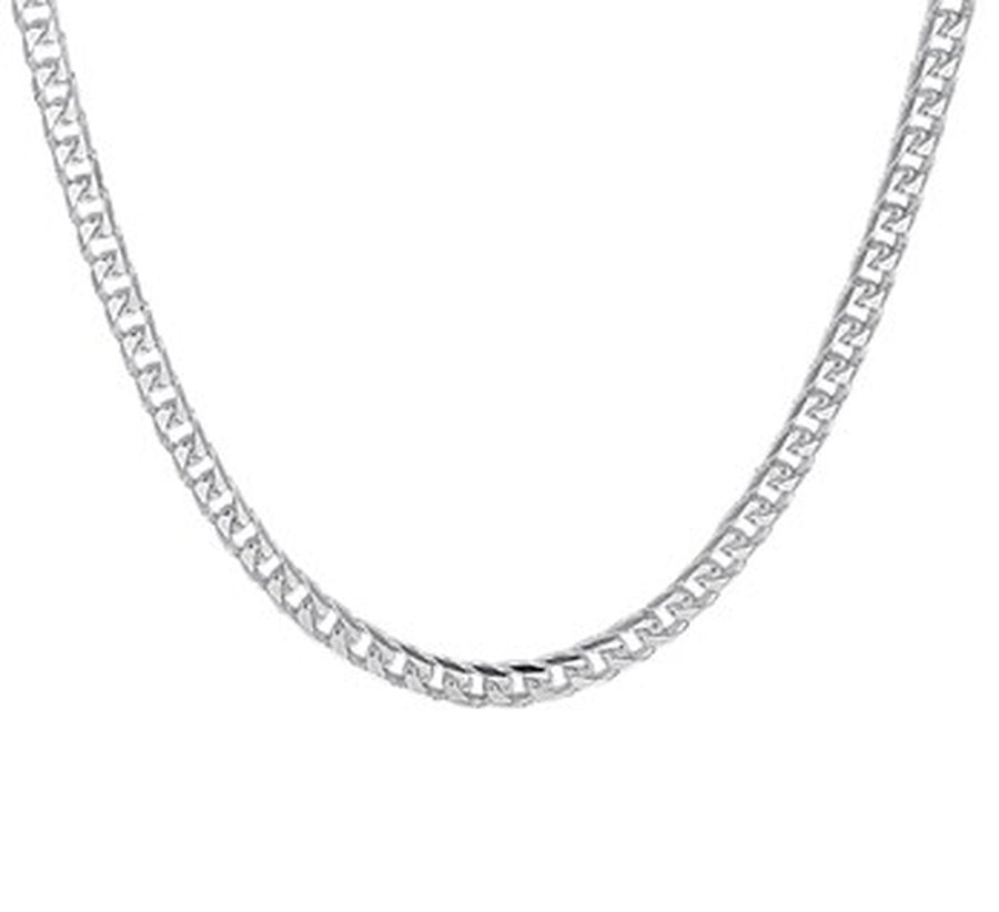 Zilveren gourmette 4 mm – armband of ketting