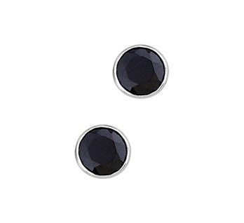 Zilveren oorknopjes met zirkonia 4, 6 en 8 mm