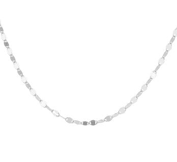 YO&NO Ketting Fantasie schakel 2,5mm 44cm Zilver 925