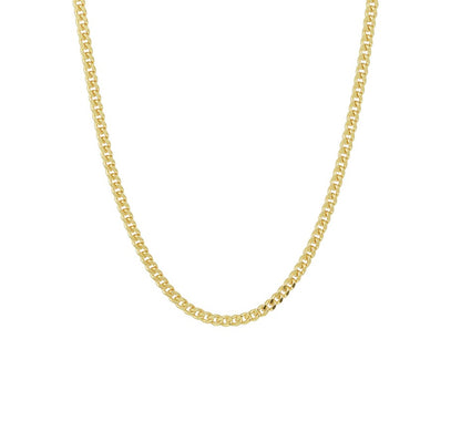 Zilveren ketting, gourmette 2,4 mm 50 cm