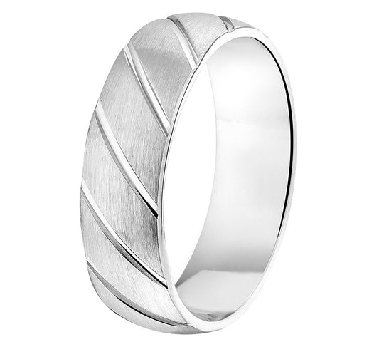 Zilveren relatiering 6 mm, 5,6 gram
