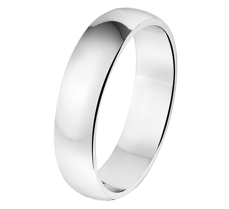 Zilveren relatiering A301, 5 mm glanzend