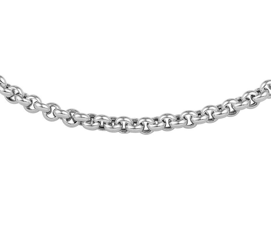 Zilveren jasseron ketting 5,5 mm