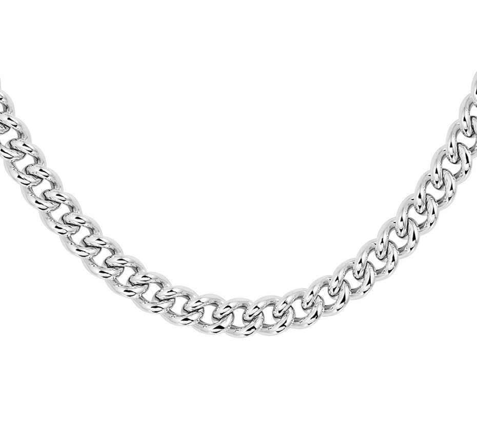 Zilveren gourmetteketting 7,1 mm – 45 cm