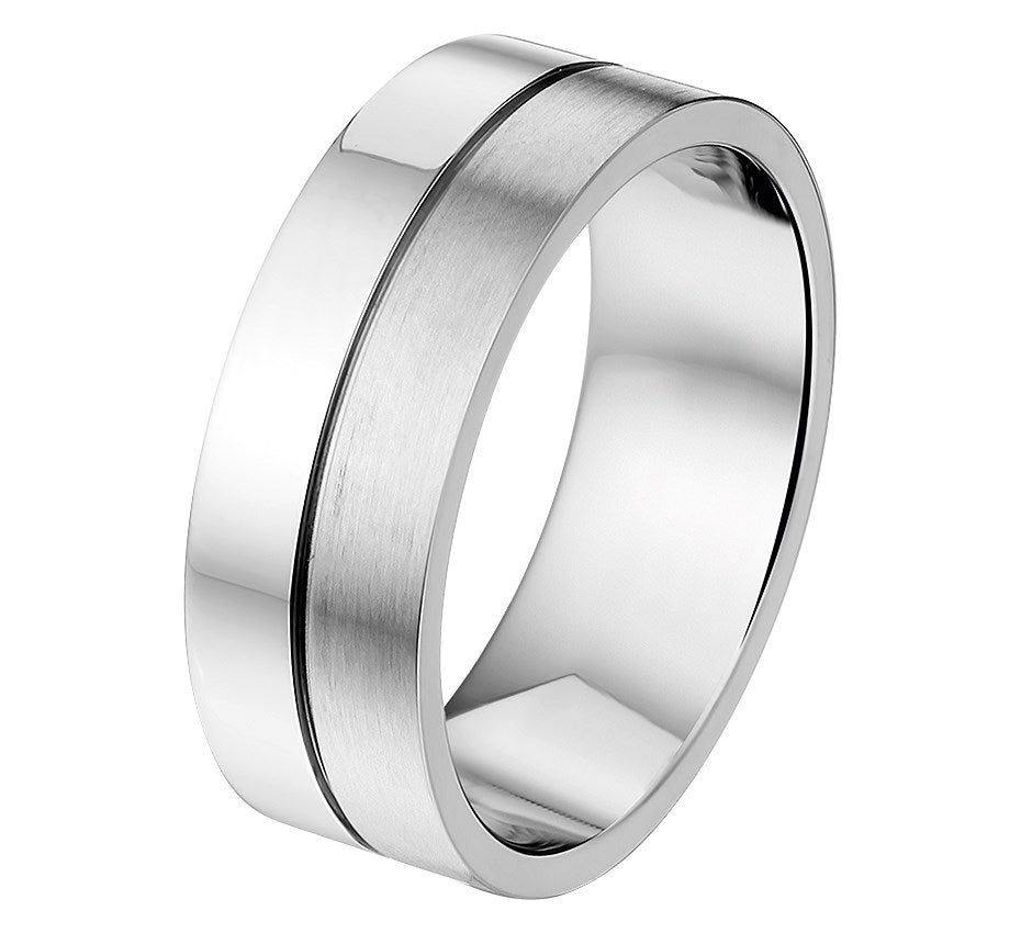 Stalen relatiering A503, 8 mm, zonder steen