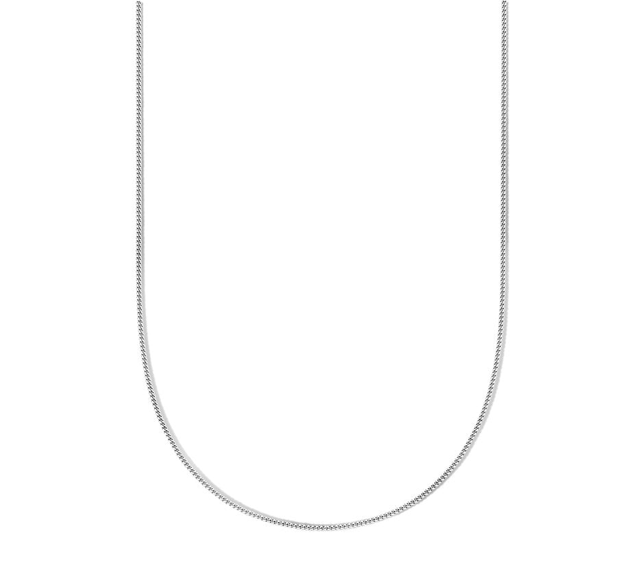 Zilveren gourmetteketting 1,1 mm – 42 cm