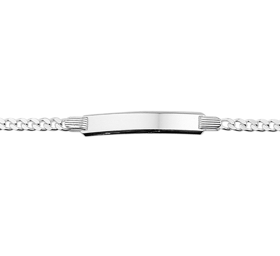 Zilveren graveerarmband gourmette 5 mm – 16 cm