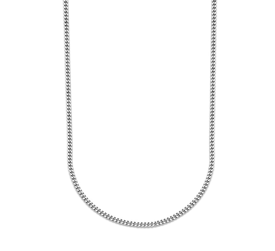 Zilveren gourmetteketting 2,4 mm – 70 cm