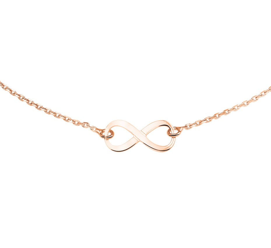 Zilveren ketting, infinity 1,4 mm 41 + 4 cm