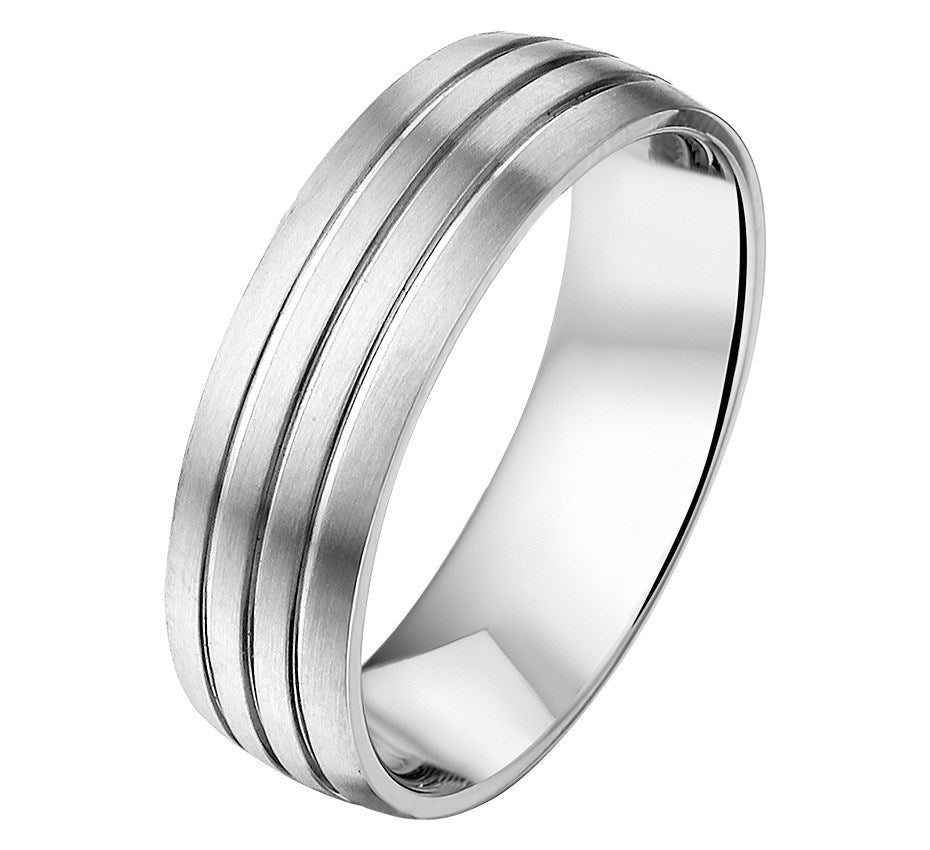 Stalen relatiering A512, 6 mm, zonder steen