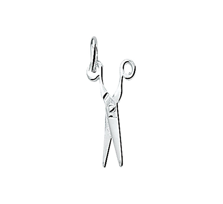 Zilveren hanger schaar