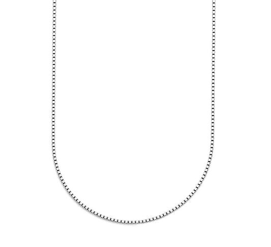 Zilveren venetiaanse ketting 1,4 mm 42 cm