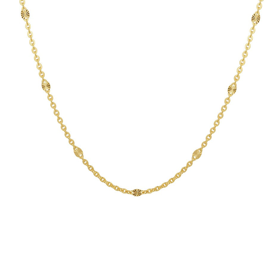 Gouden ankercollier 2,3 mm – 14 karaat
