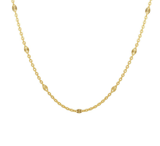 Gouden ankercollier 2,3 mm – 14 karaat