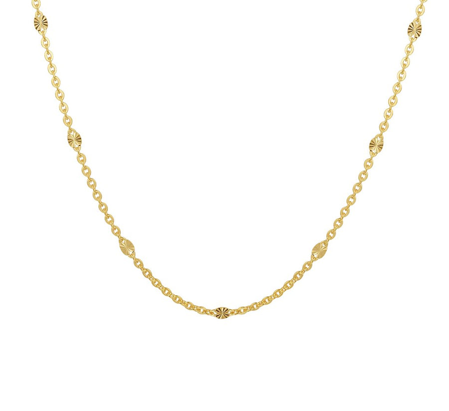 Gouden ankercollier 2,3 mm – 14 karaat