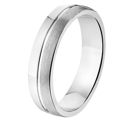 Zilveren relatiering 5 mm, 4,9 gram