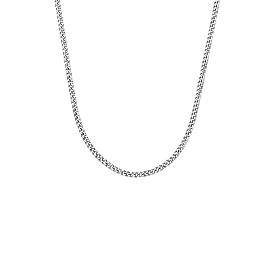 Zilveren gourmetteketting 1,4 mm – 36 + 4 cm