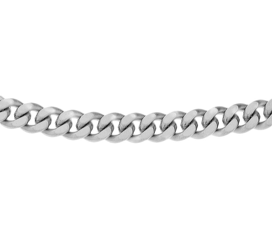 Stalen gourmetteketting 8 mm