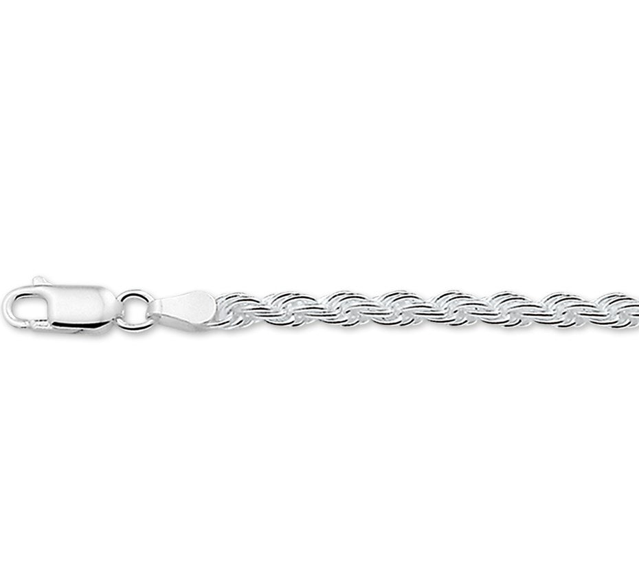 Zilveren koordketting 3,5 mm