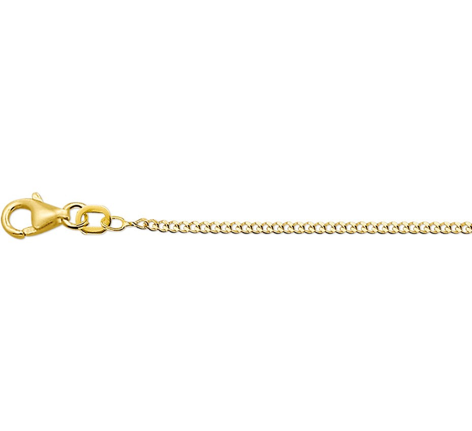 Gouden gourmetteketting 1,4 mm – 14 karaat