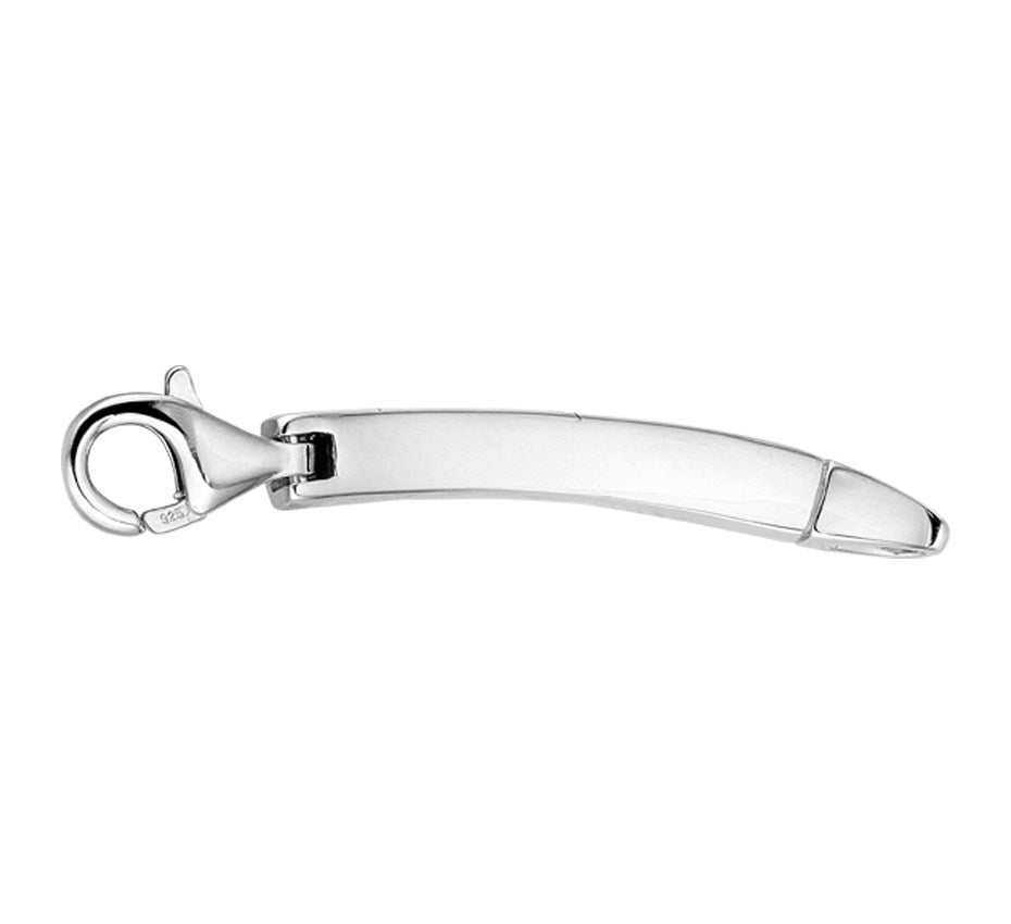 Zilveren verlengstuk 4 cm